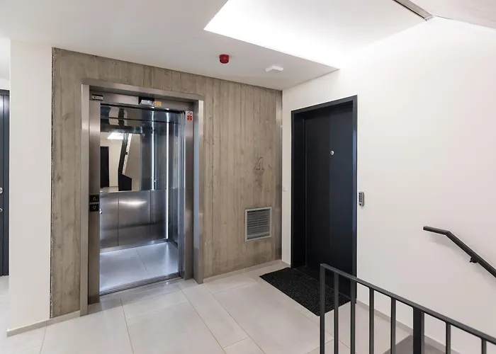 Contemporary With Garage Parking Apartment *