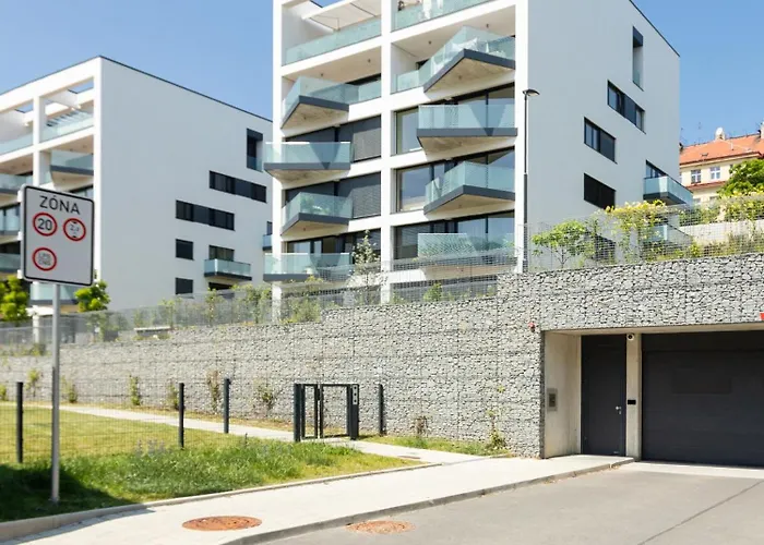 Contemporary With Garage Parking * Prague