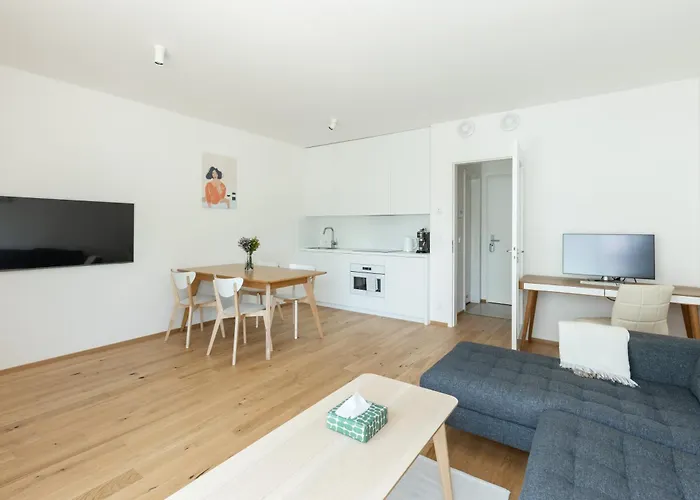 Apartment Contemporary With Garage Parking